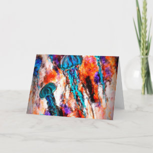 Qualle Jump Electric Feiertagskarte