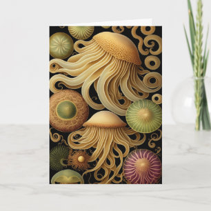 Qualle Moderne Haeckel-Grußkarte Karte