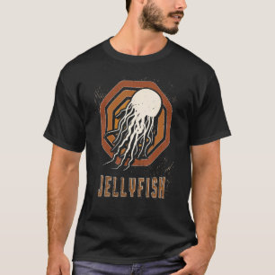 Qualle Vintage Retro Klassische Tierliebe T-Shirt