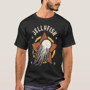Qualle Vintage Retro Klassisches Tier T-Shirt
