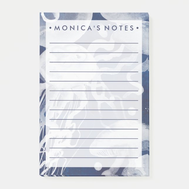 Quallen auf dem Gebiet der Marine Post-it Klebezettel (Vorderseite)