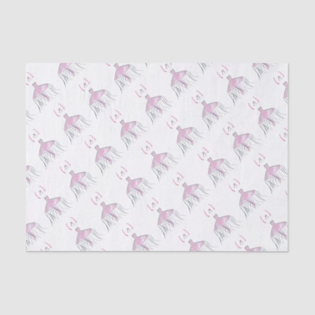 Quallen-Ballerina - Annette Seidenpapier (Vorderseite)