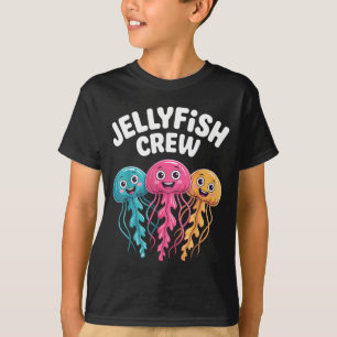 Quallen-Crew-Cartoon-Ozean-Geburtstagsillustration T-Shirt