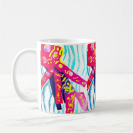 Quallen farbenfroher Sommer  Kaffeetasse