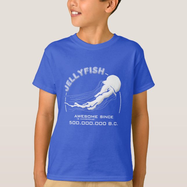 Quallen Leben fossiler T - Shirt (Vorderseite)