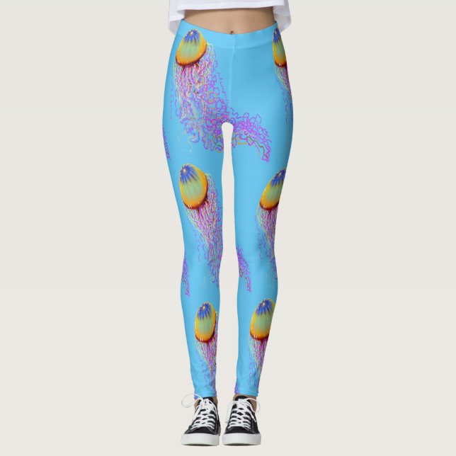 Quallen Leggings (Vorderseite)