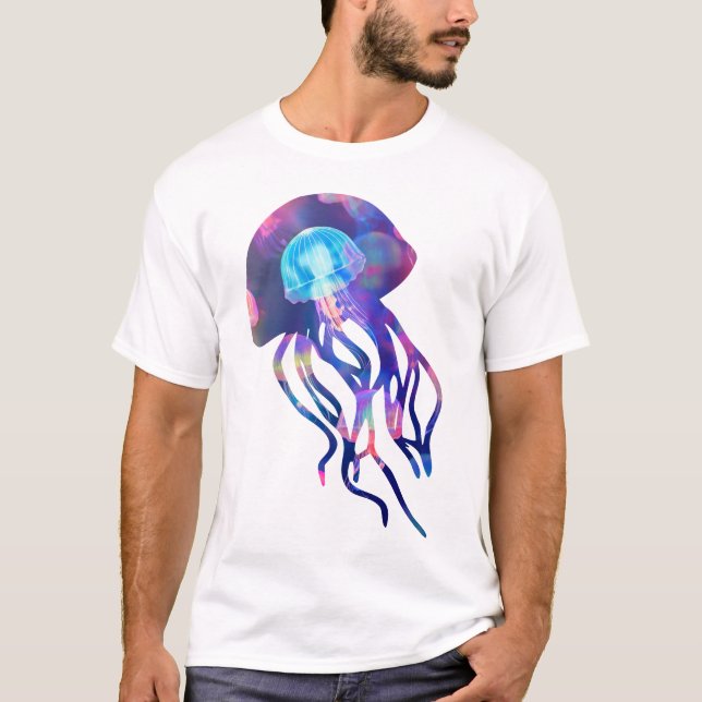 Quallen Mode Mens T-Shirt (Vorderseite)