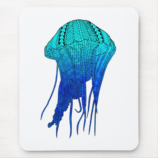 Quallen Mousepad (Vorne)
