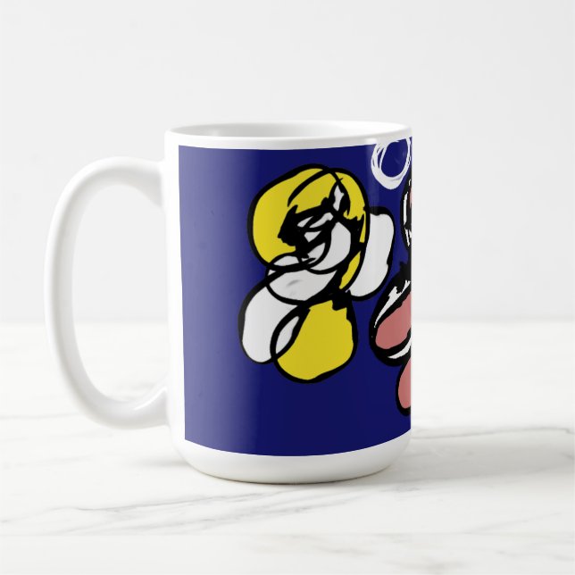 Quallen passen  kaffeetasse (Links)