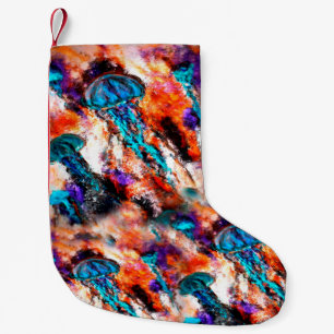 Quallen Sprung Kleiner Weihnachtsstrumpf