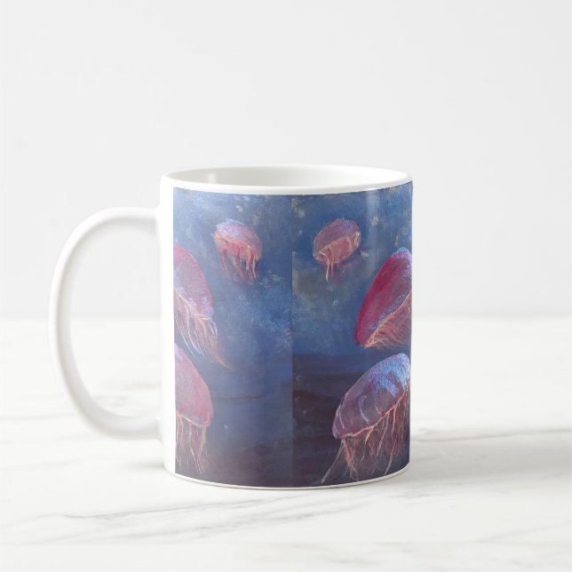 Quallen-Tasse Kaffeetasse (Links)