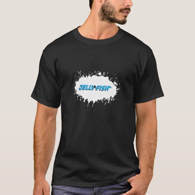 Quallen Tier Spaß Spritzer T-Shirt (Vorderseite)