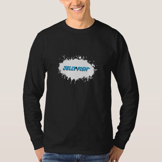 Quallen Tier Spaß Spritzer T-Shirt (Vorderseite)