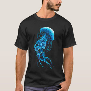 Quallen-Tierliebhaber-Motiv Ozean T-Shirt