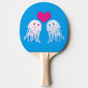 Quallenfisch-Liebe Tischtennis Schläger