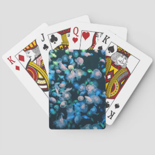 Quallenschule, Glühen im Dunkeln Spielkarten