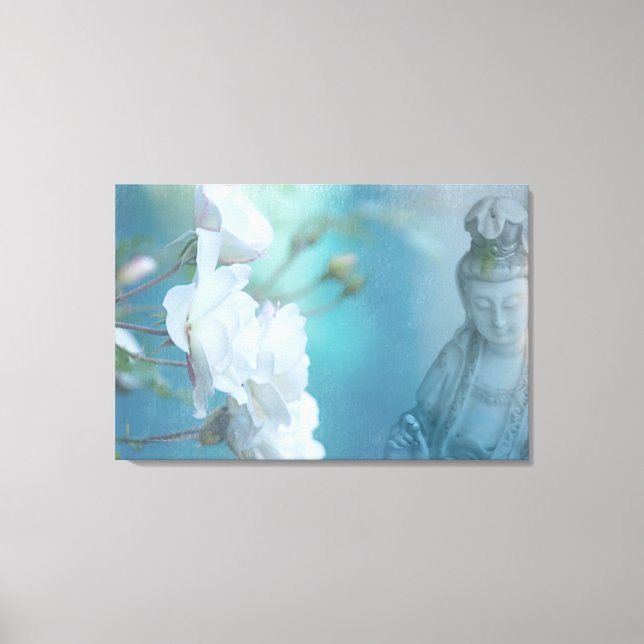Quan Yin, 36" x 24" - LARGE Leinwanddruck (Vorderseite)