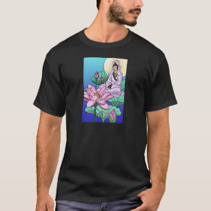 Quan Yin (Kuan Yin) im Lotus T-Shirt