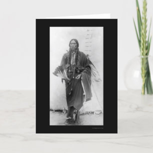 Quanah Parker, Komanche-indischer Leiter 1909 Karte