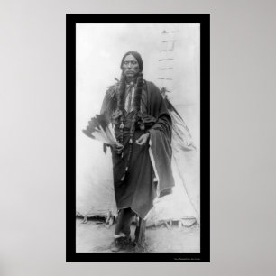Quanah Parker, Komanche-indischer Leiter 1909 Poster