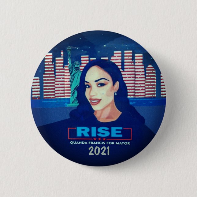 Quanda Francis NYC Mayor 2021 Button (Vorderseite)