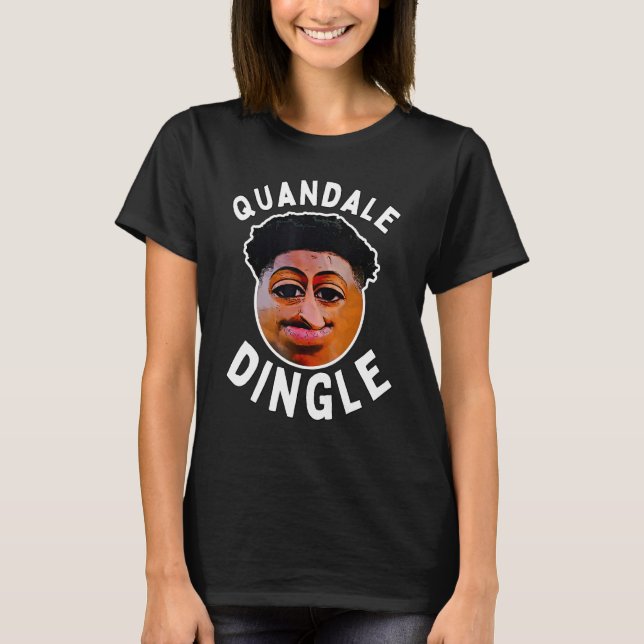 Quandale Dingle Goofy Ahh Meme Ich bin Pushin' Din T-Shirt (Vorderseite)
