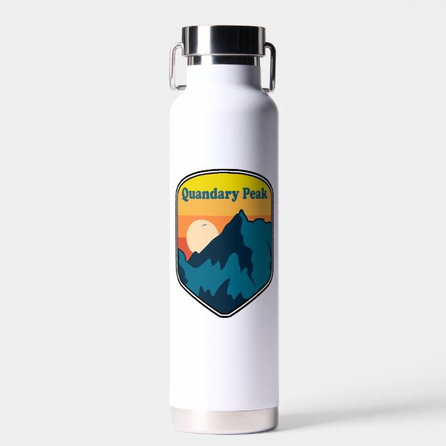 Quandary Peak Colorado Sunrise Trinkflasche (Vorne)