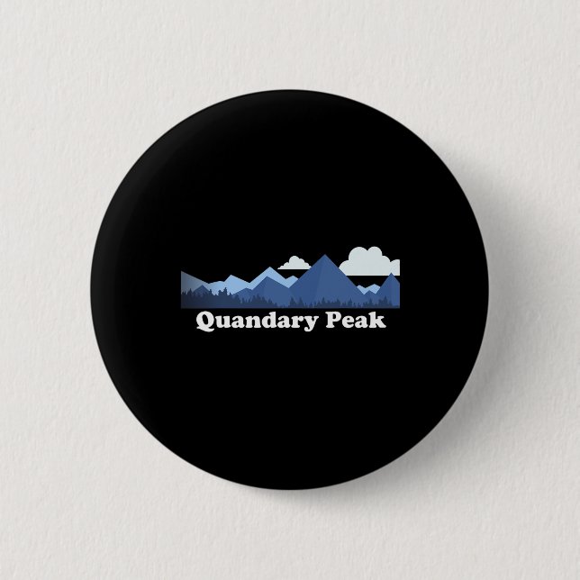 Quandary Peak Gger Colorado Rocky Mountains Co Cli Button (Vorderseite)