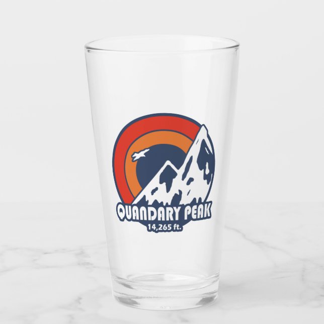 Quandary Peak Sun Eagle Glas (Vorderseite)