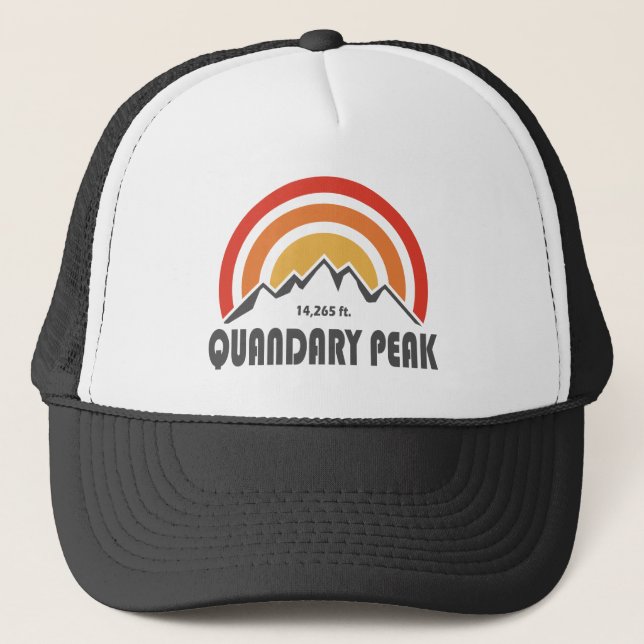 Quandary Peak Truckerkappe (Vorderseite)