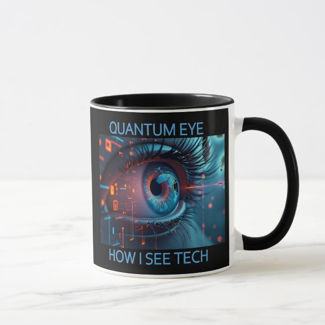 Quanten Eye Tech verlassen Handkombination Tasse (Rechts)