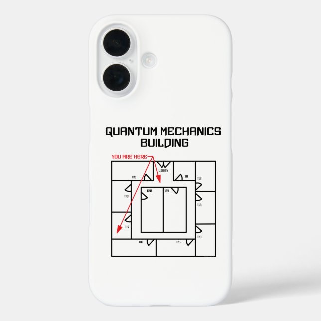 Quantenmechanik-Gebäude Case-Mate iPhone Hülle (Rückseite)
