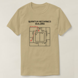 Quantenmechanik-Gebäude T-Shirt