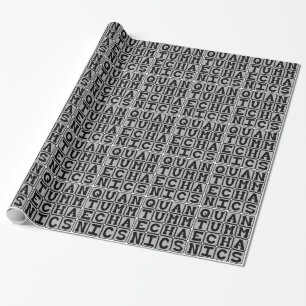 Quantenmechanik, Physikkonzept Geschenkpapier
