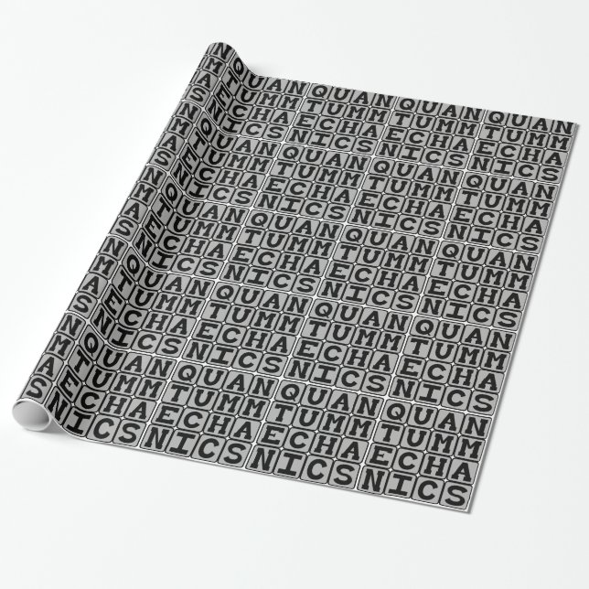 Quantenmechanik, Physikkonzept Geschenkpapier (Ungerollt)