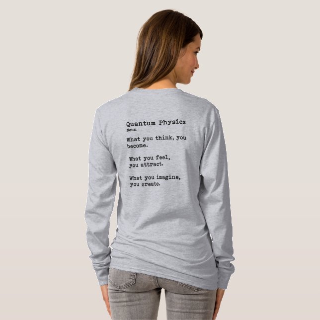 Quantenphysik: Langsamer Crew Neck T-Shirt (Schwarz voll)