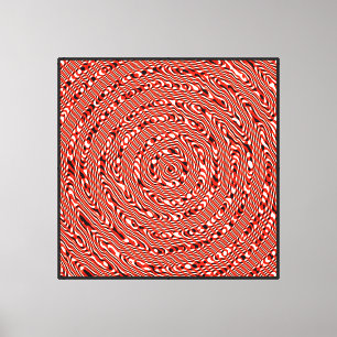 Quantenphysik-Mandala-Kunstmuster Leinwanddruck