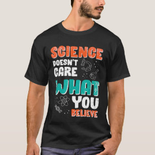 Quantenphysik Wortspiel T Wissenschaft Glauben T-Shirt