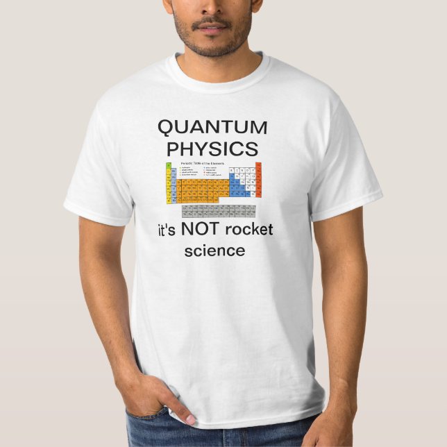 Quantenphysikwitz T-Shirt (Vorderseite)