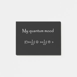Quantenstimmung normalisiert, lustige Quantenphysi Post-it Klebezettel