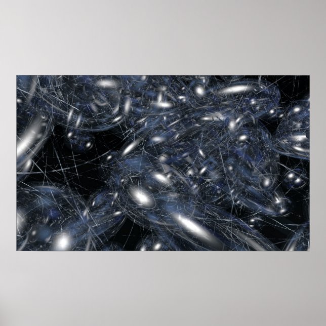 Quantenstruktur Poster (Vorne)