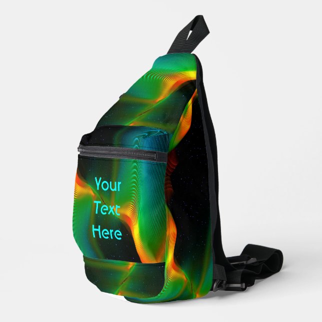 Quantenverschmelzung Crossbody Bag (Rechte Ecke)