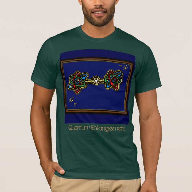 Quantenverschmelzung von Wissenschaft und Grenzen T-Shirt (Vorderseite)