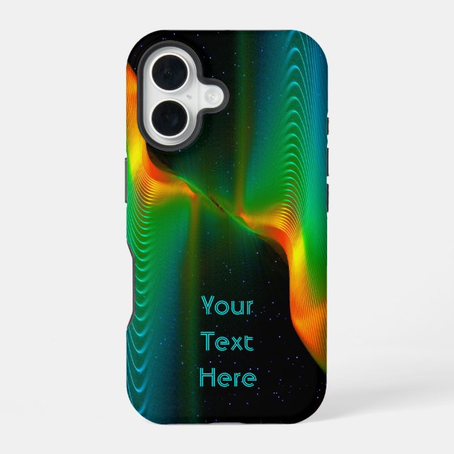 Quantenverschränkung iPhone 16 Hülle (Rückseite)