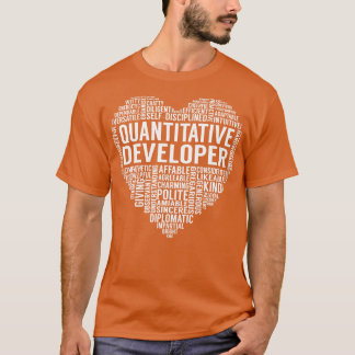 Quantitatives Entwicklerherz T-Shirt