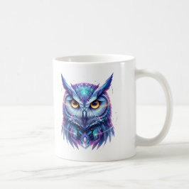 Quantum-Eulengeist der Weisheit Kaffeetasse