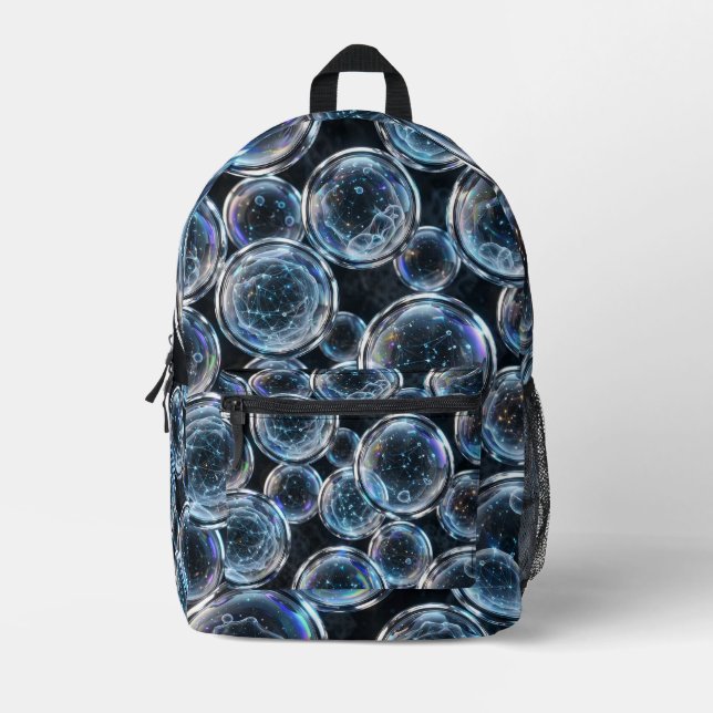 Quantum Foam Capsules Backpack Bedruckter Rucksack (Vorderseite)