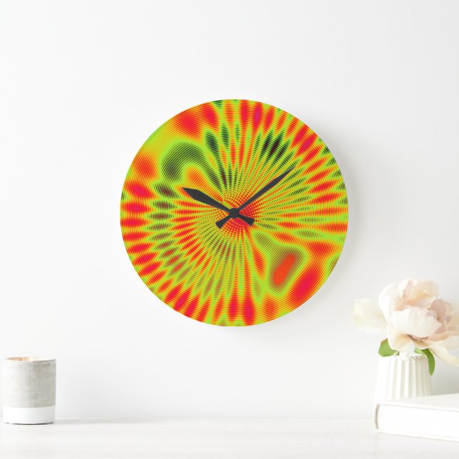 Quantum Mechanics Mandala Art Wanduhr (Zuhause)