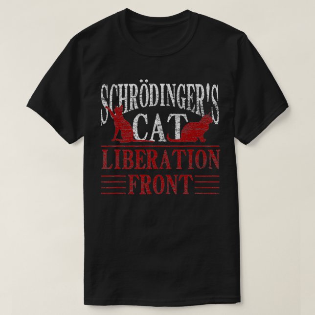 Quantum Mechanics Physics Atom Science Schrdingers T-Shirt (Design vorne)
