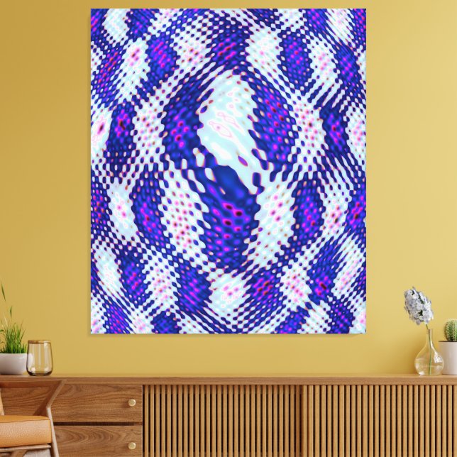 Quantum Nebula Formation Design  Leinwanddruck (Insitu (Wohnzimmer))